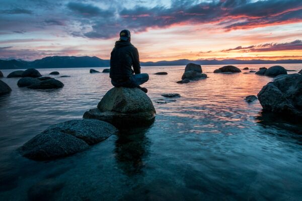 Photo Sunrise meditation