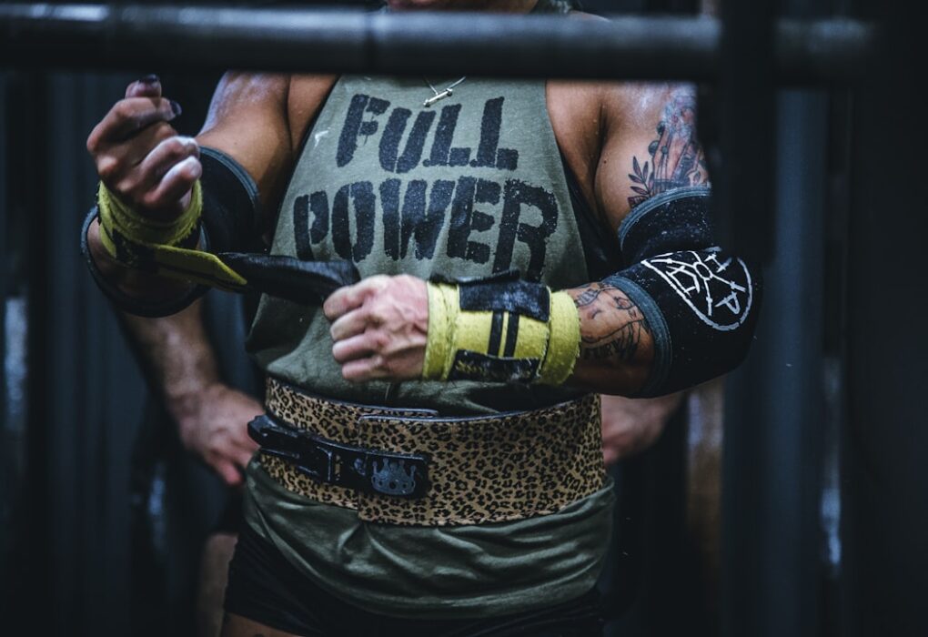 Photo Weightlifting equipment