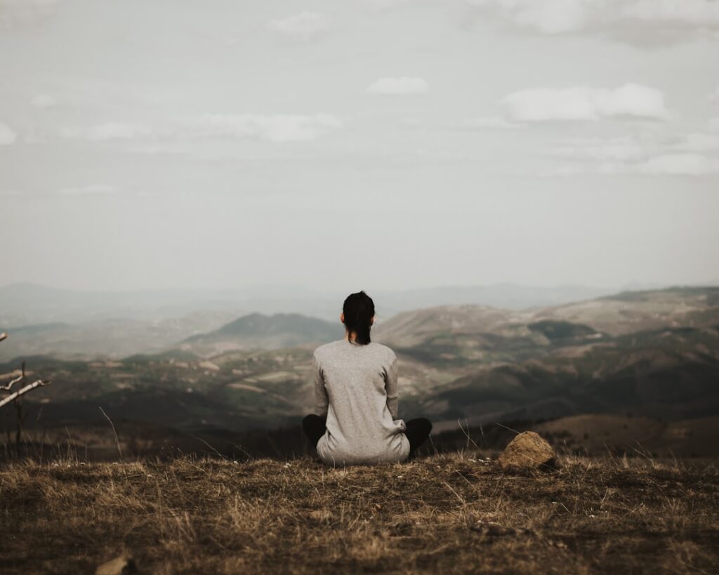 Photo Meditating person