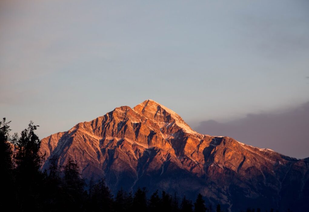 Photo Mountain peak