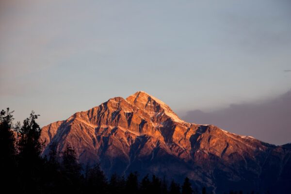 Photo Mountain peak