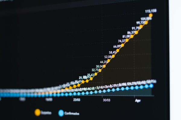 Photo Stock market graph
