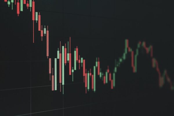 Photo Stock market graph