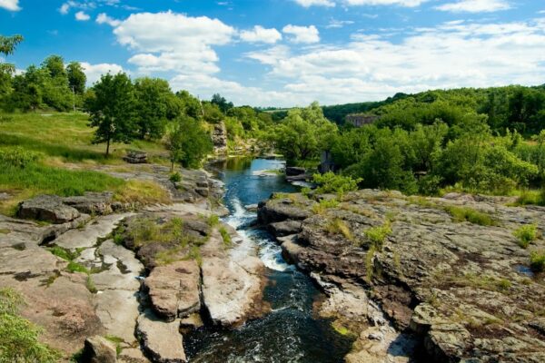 Photo River landscape