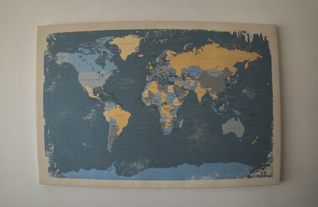 Photo World map