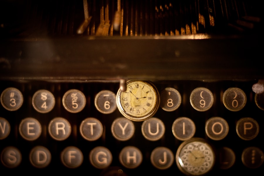Vintage typewriter