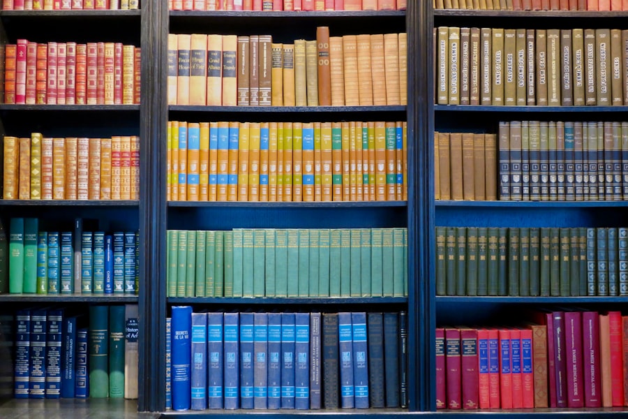 Vintage bookshelf