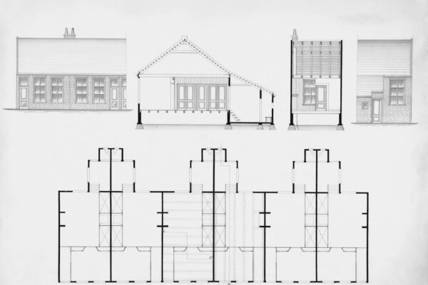 Photo Architectural drawings