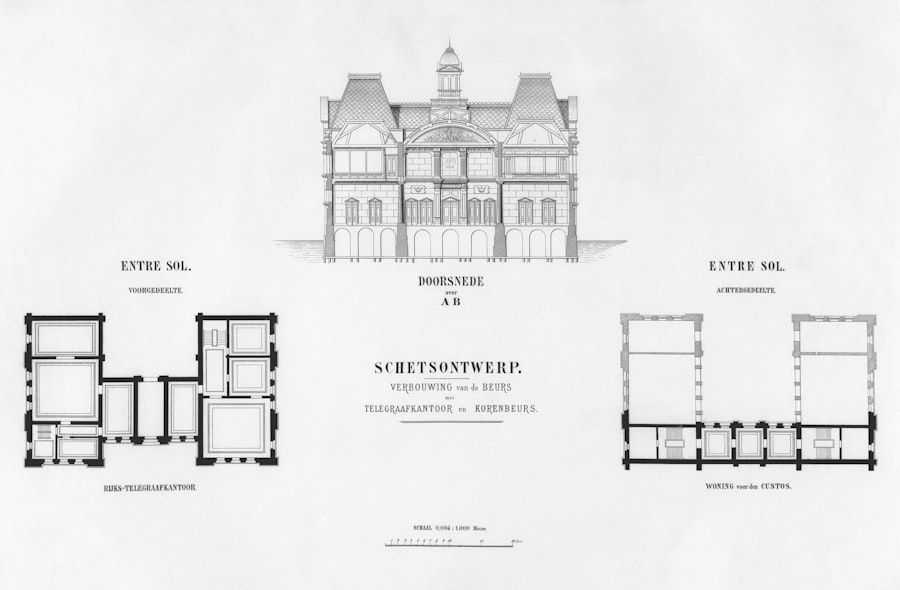 Photo Architectural drawings