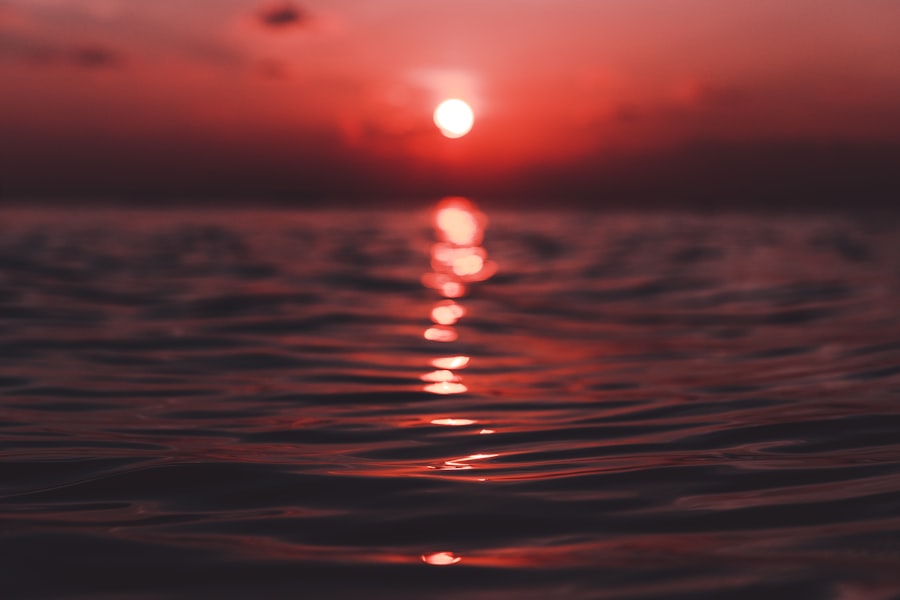 Photo Peaceful sunset