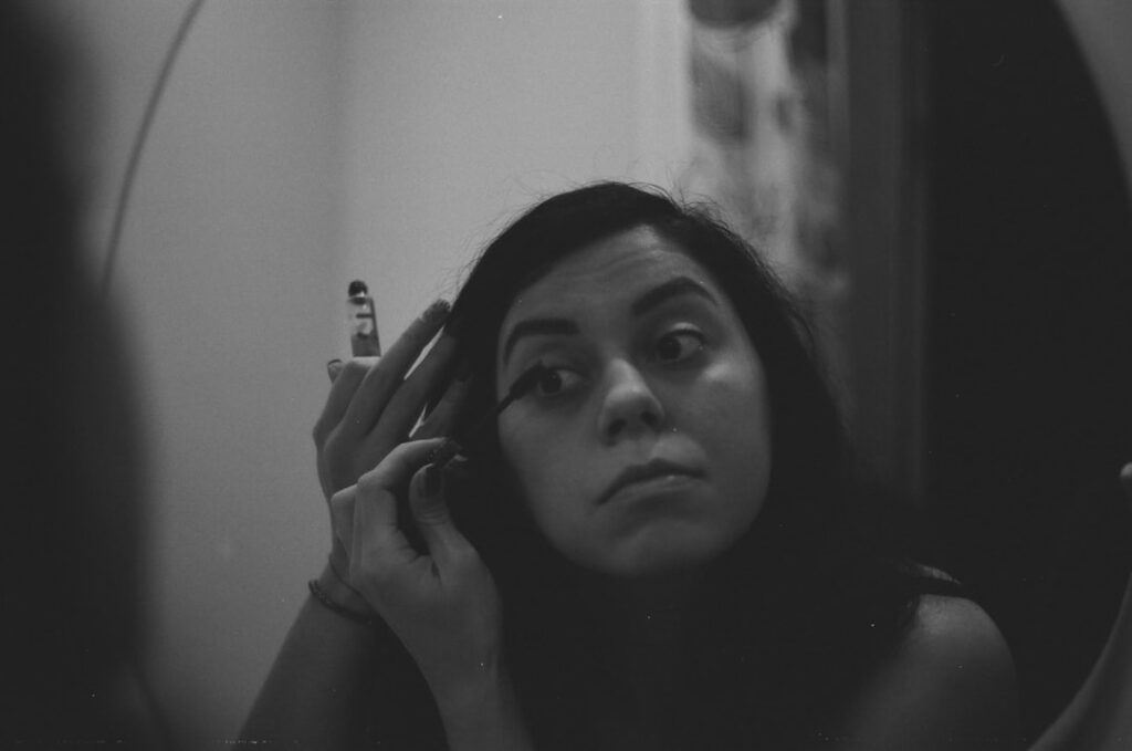 Photo Schizophrenic Girl