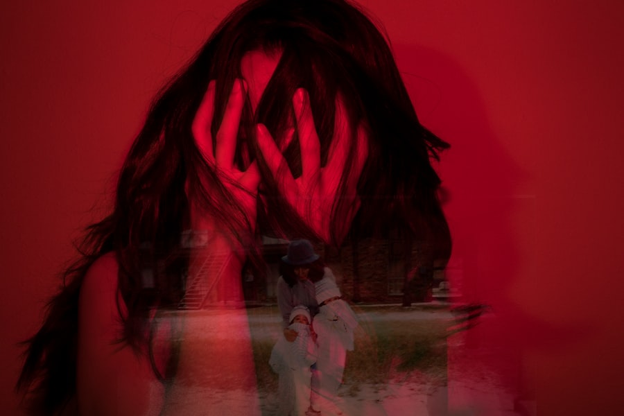 Photo Schizophrenic Girl