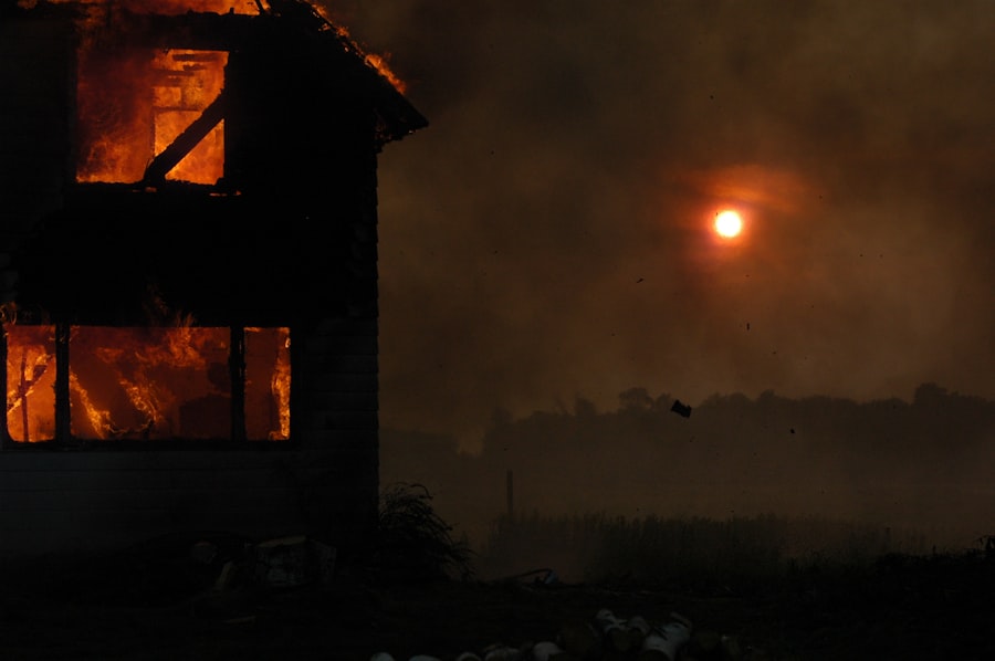 Photo Engulfed in Flames